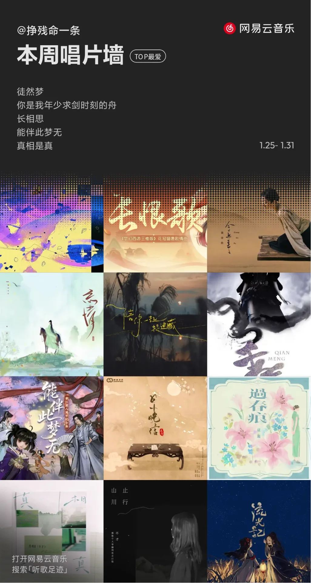 网易云音乐 · 周报