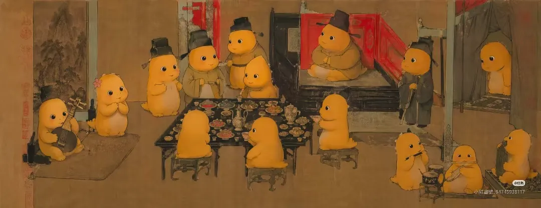 奶龙夜宴图🧐